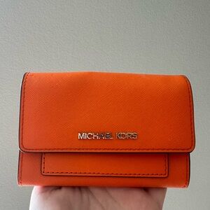Michael Kors Orange Wallet - used a few times